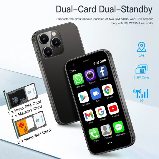 15 Pro Android Mini Smartphone - Gadget Haven