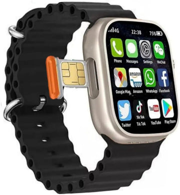 4G Smartwatch for Men & Women – With Camera, SIM Support