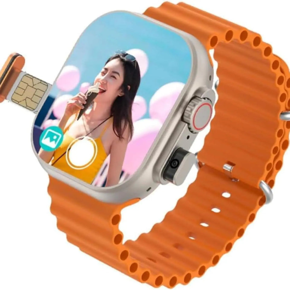 4G Smartwatch for Men & Women – With Camera, SIM Support