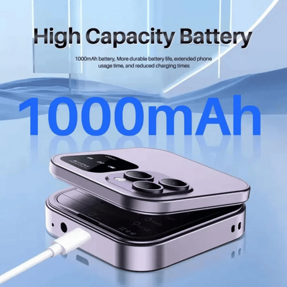New Folding Flip Button Mobile Phone - Miaf Store